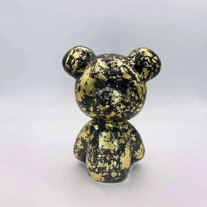 Luxe Noir Bear Figure