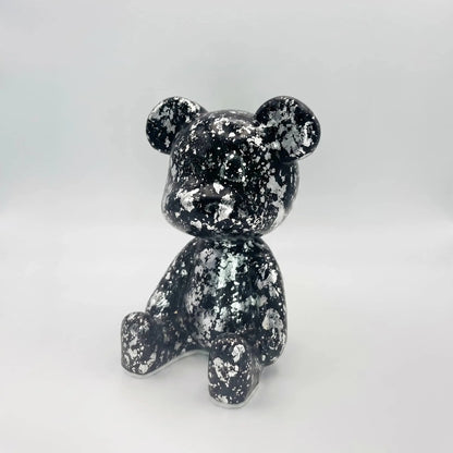 Luxe Noir Bear Figure