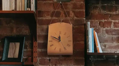 Leather Wall Clock