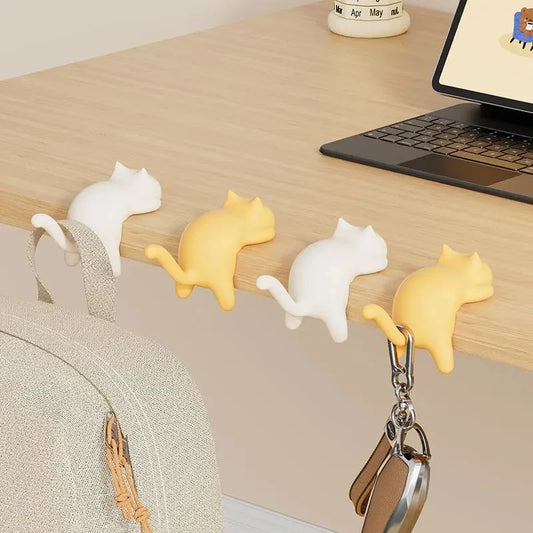 Cute Cat Desktop Hooks