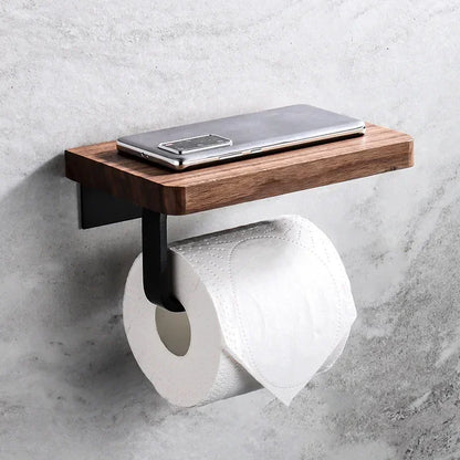 Wooden Paper Holder Shelf