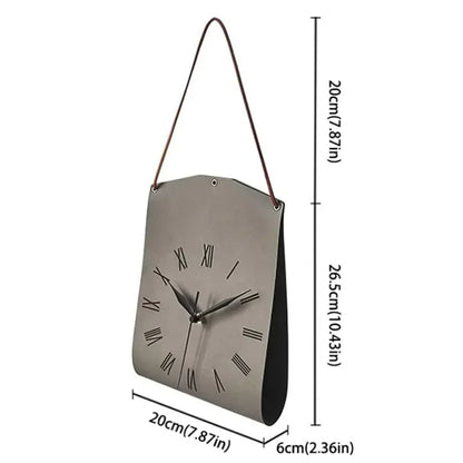 Leather Wall Clock