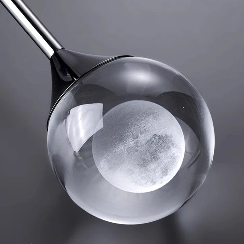 Modern Art Moon Pendant