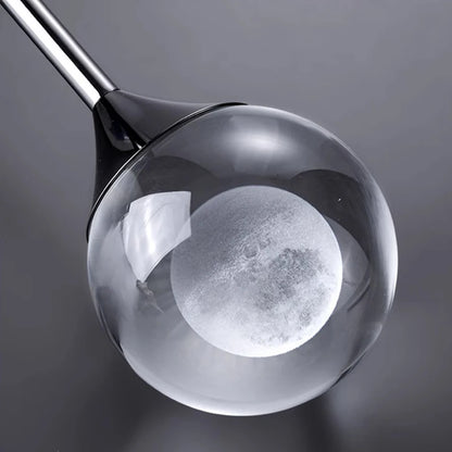 Modern Art Moon Pendant
