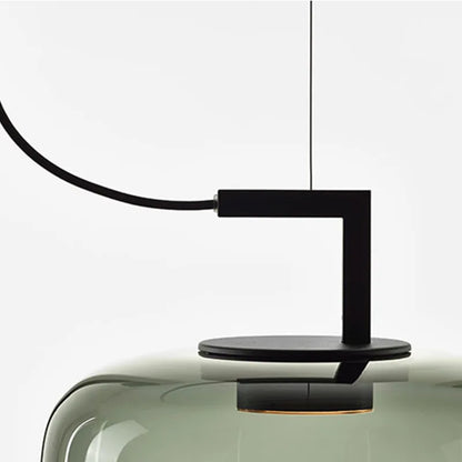 Danish Glass Pendant Light