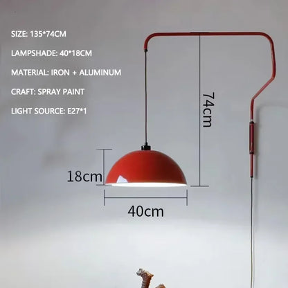 Rotatable Swing Arm Wall Lamp