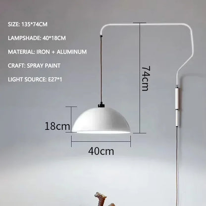 Rotatable Swing Arm Wall Lamp