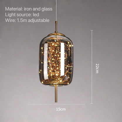 Modern Luxury Glass Pendent