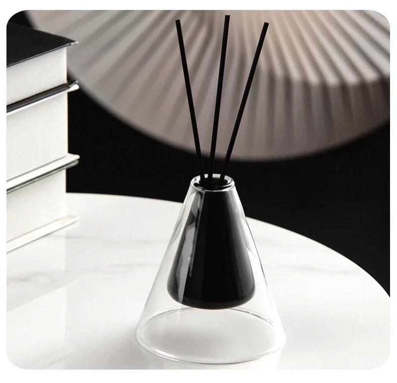 Triangle Glass Aromatherapy Vase
