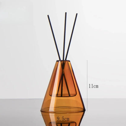 Triangle Glass Aromatherapy Vase