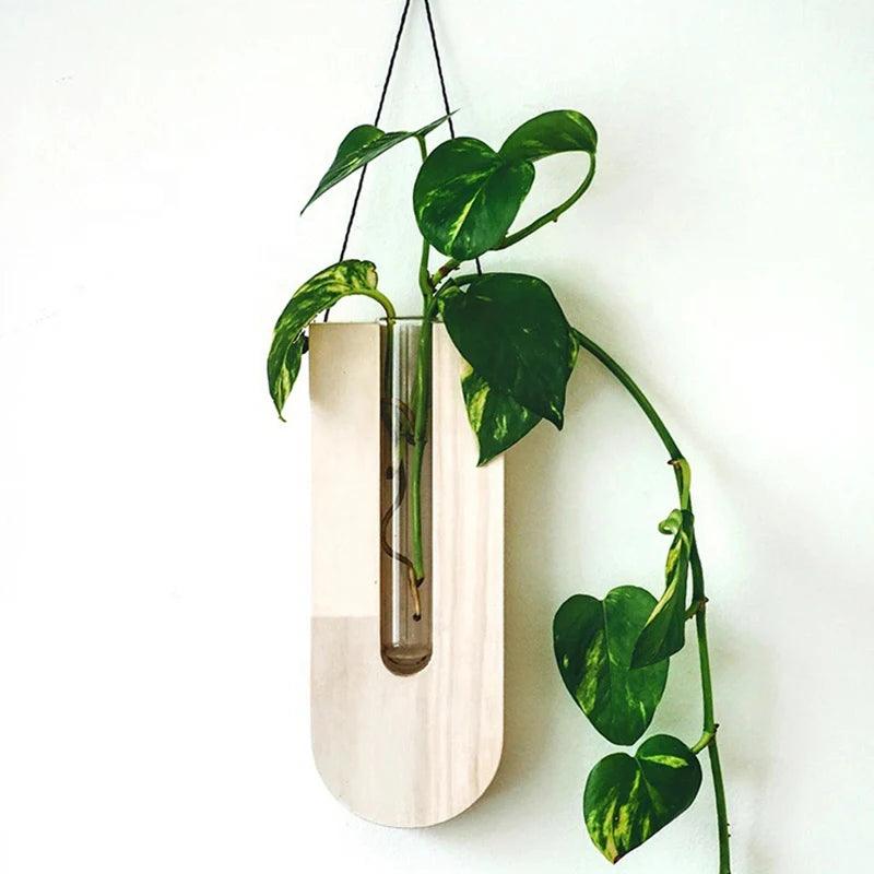Wooden Hanging Vase Holder - cocobear
