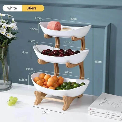 Wooden Fruit Tray _ cocobear