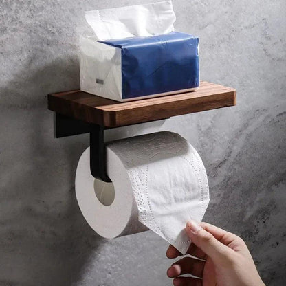 Wooden Paper Holder Shelf _  cocobear
