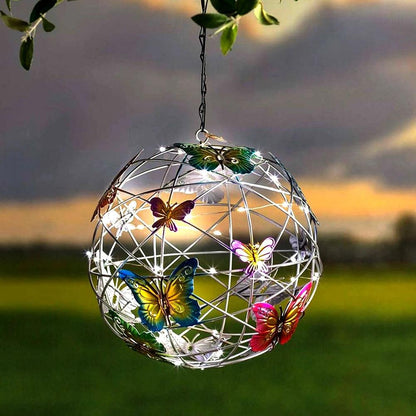 Butterfly Mesh Ball Garden Light - cocobear