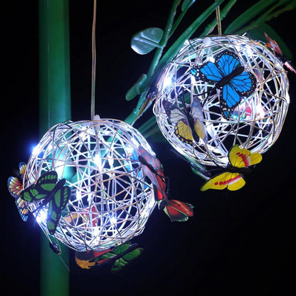 Butterfly Mesh Ball Garden Light - cocobear