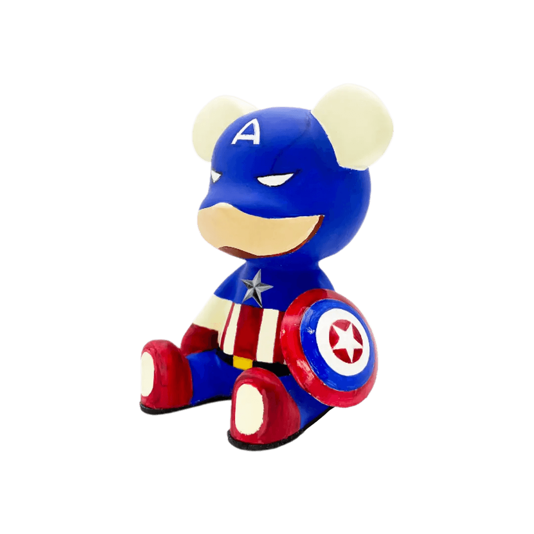 Captian America Bear Figure - cocobear