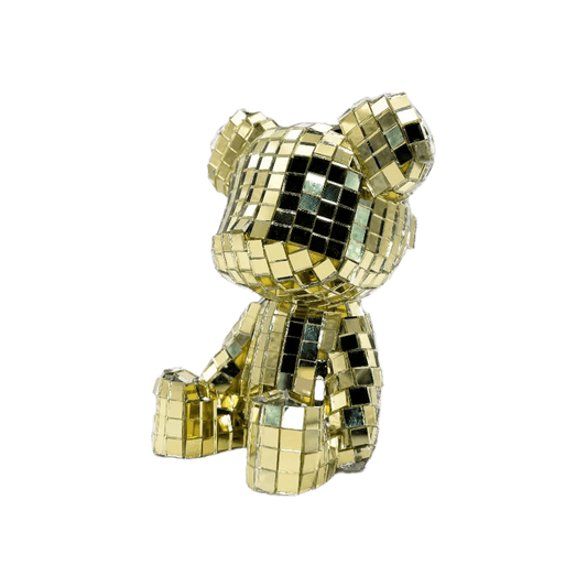 Crystal Mirror Bear Figure - cocobear