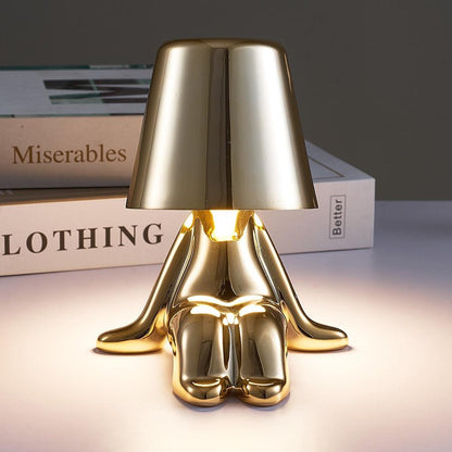 Golden Man Table Lamp - cocobear