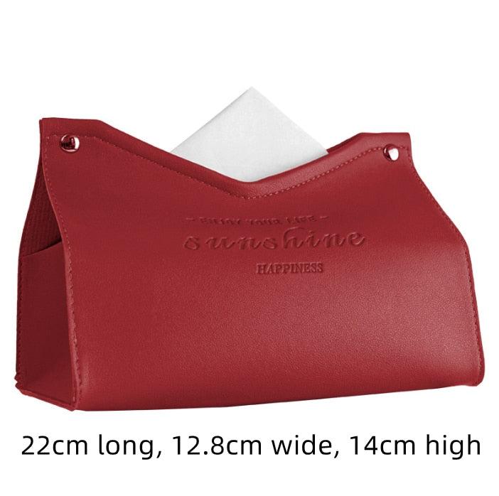 Leather Tissue Box Cover - cocobear