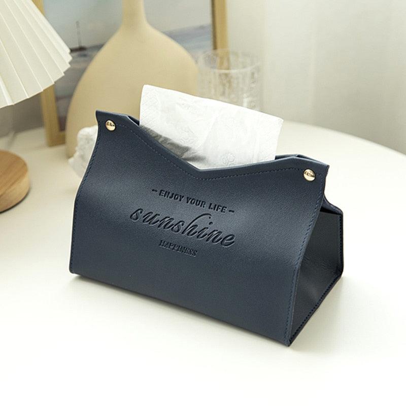 Leather Tissue Box Cover - cocobear