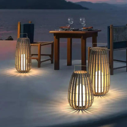 Luminous Weave Garden Lights - cocobear