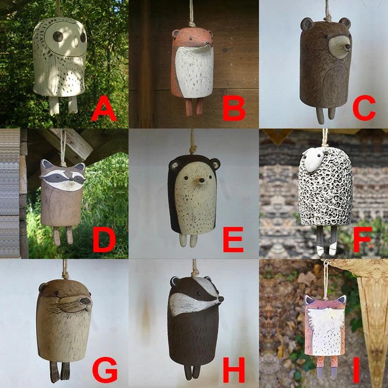 Rustic Animal Chimes - cocobear