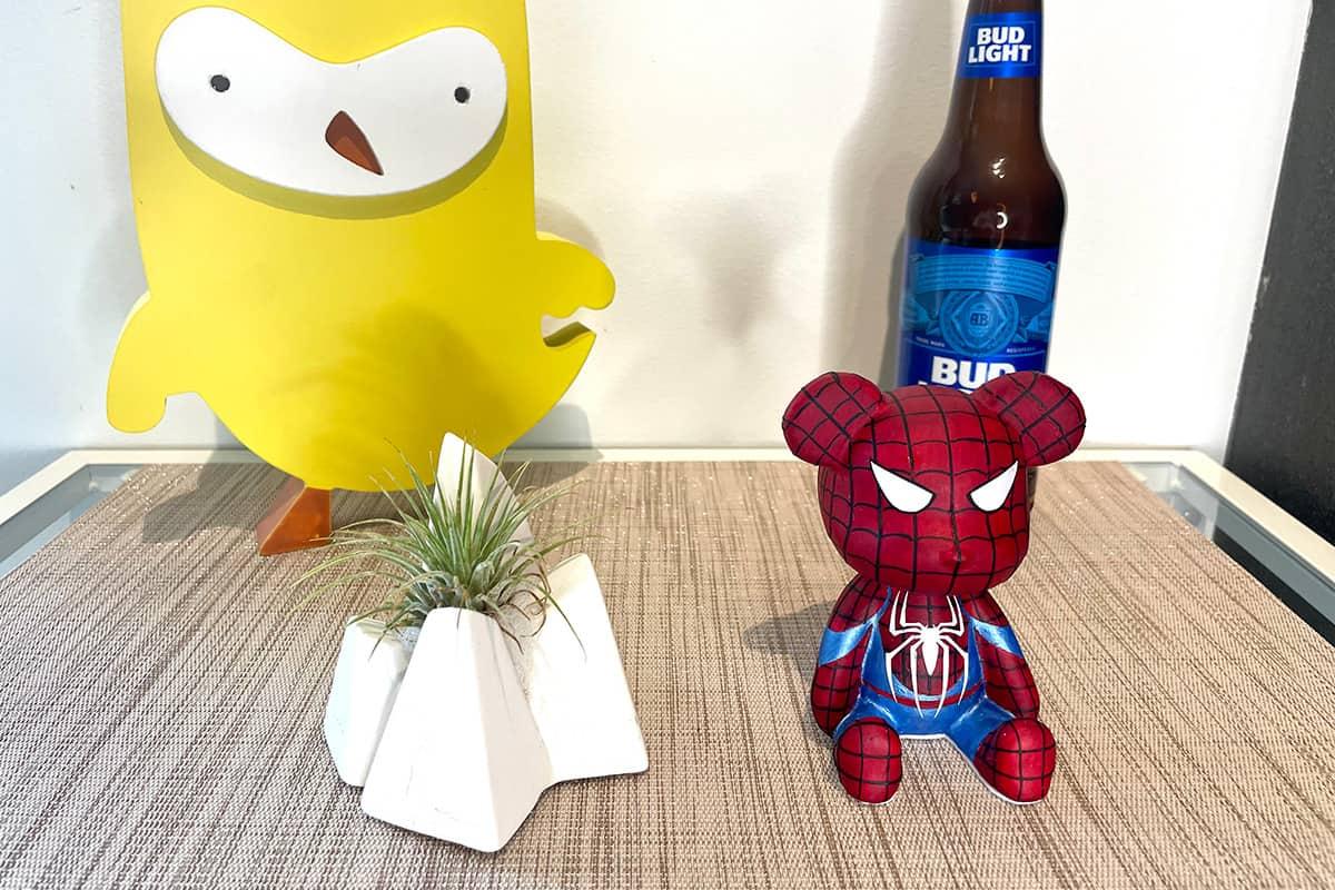 Spiderman Bear Figure - cocobear