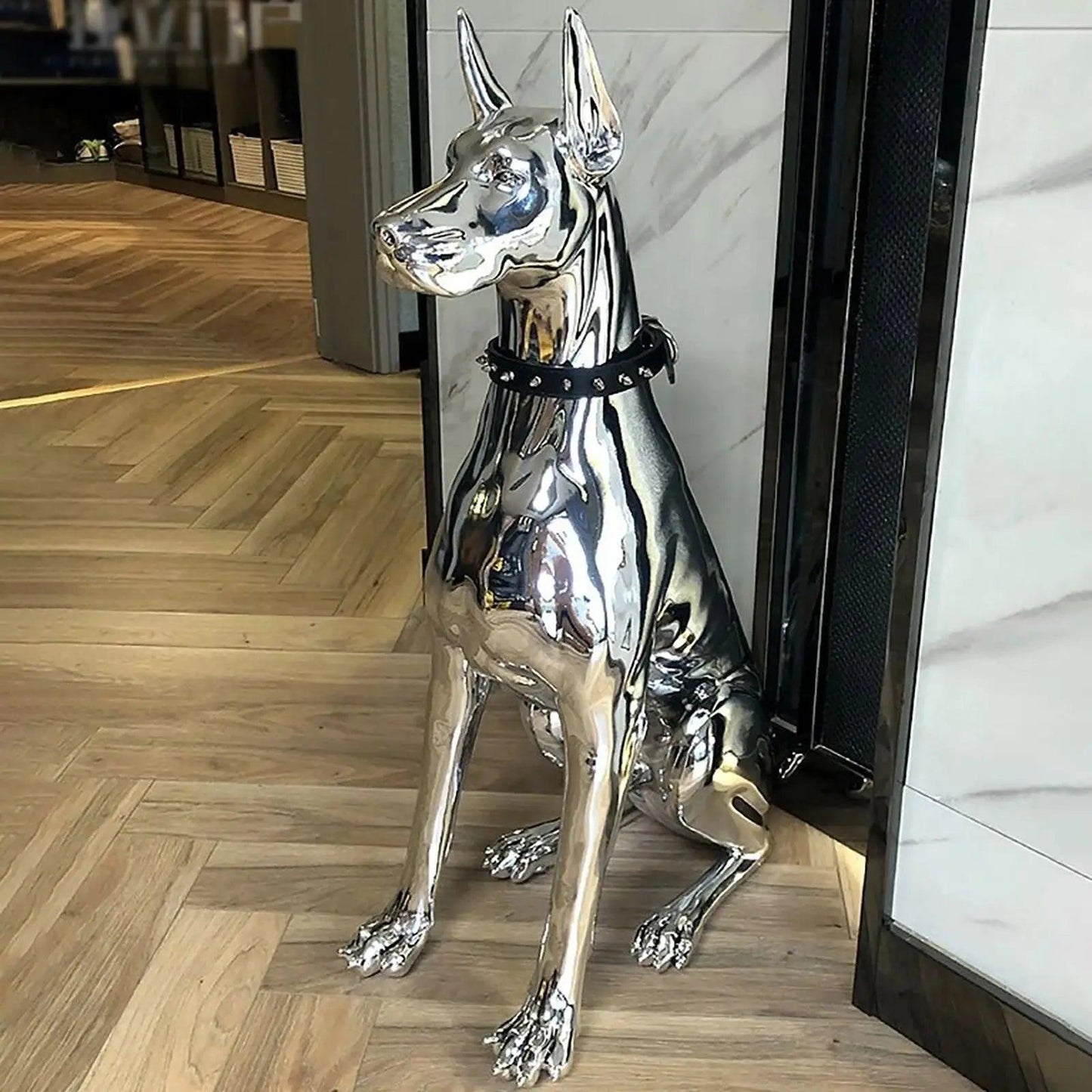 Stylish Doberman Statue - cocobear