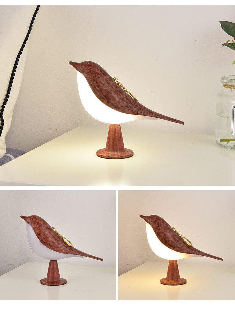 Touch Switch Wooden Bird Lights - cocobear