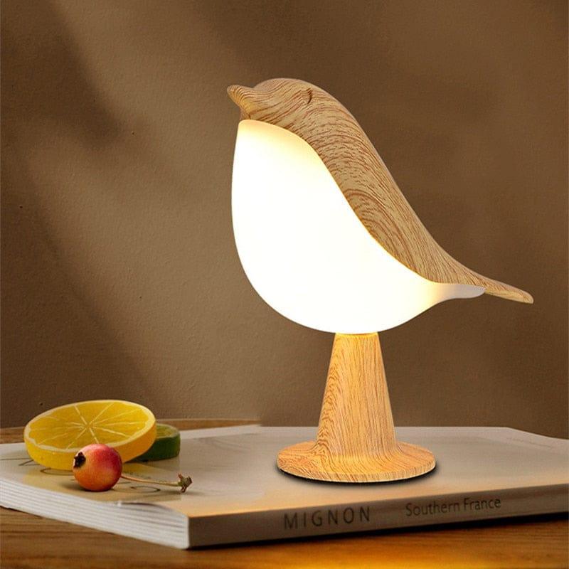 Touch Switch Wooden Bird Lights - cocobear