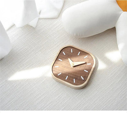 Walnut Wonder Desk Clock - cocobear