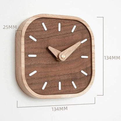 Walnut Wonder Desk Clock - cocobear