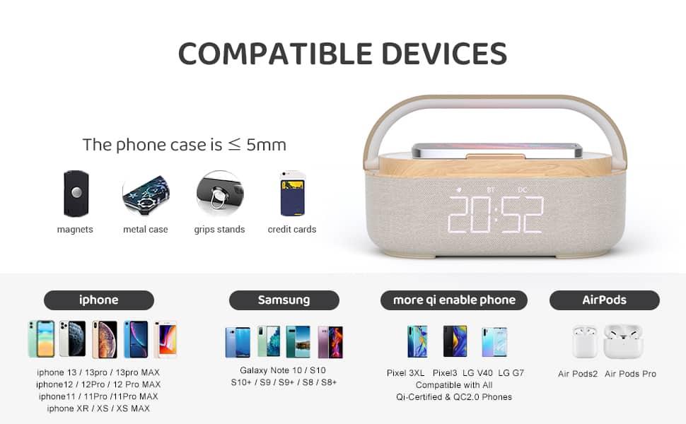 Wireless Charger with Bluetooth Speaker - cocobear