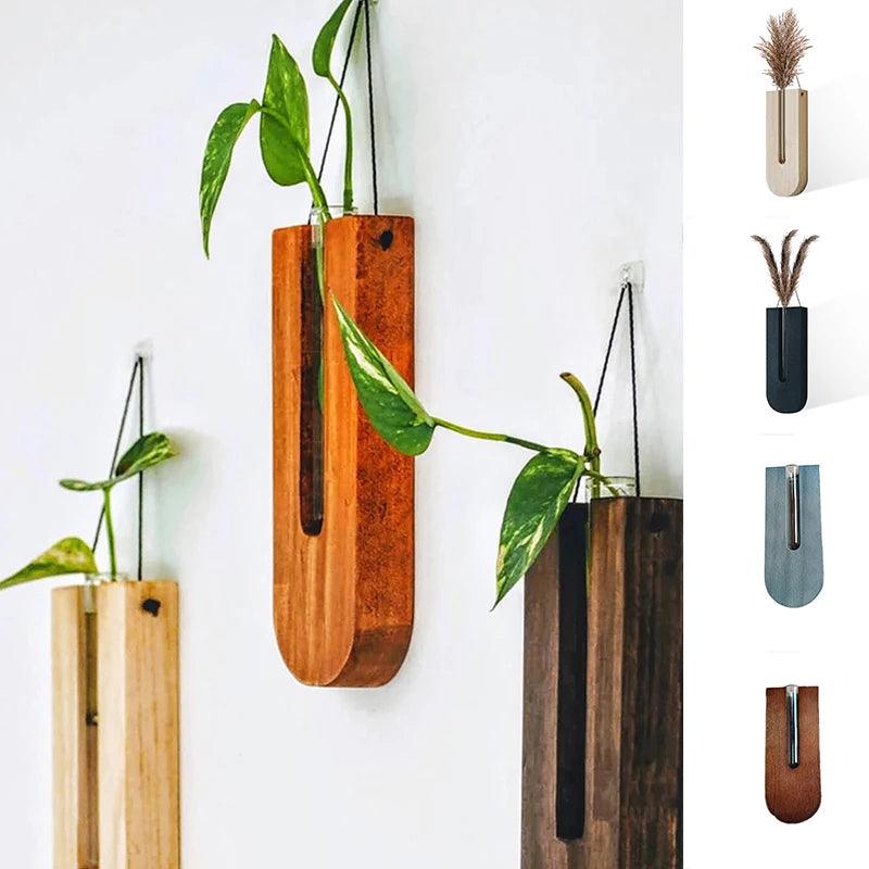 Wooden Hanging Vase Holder - cocobear