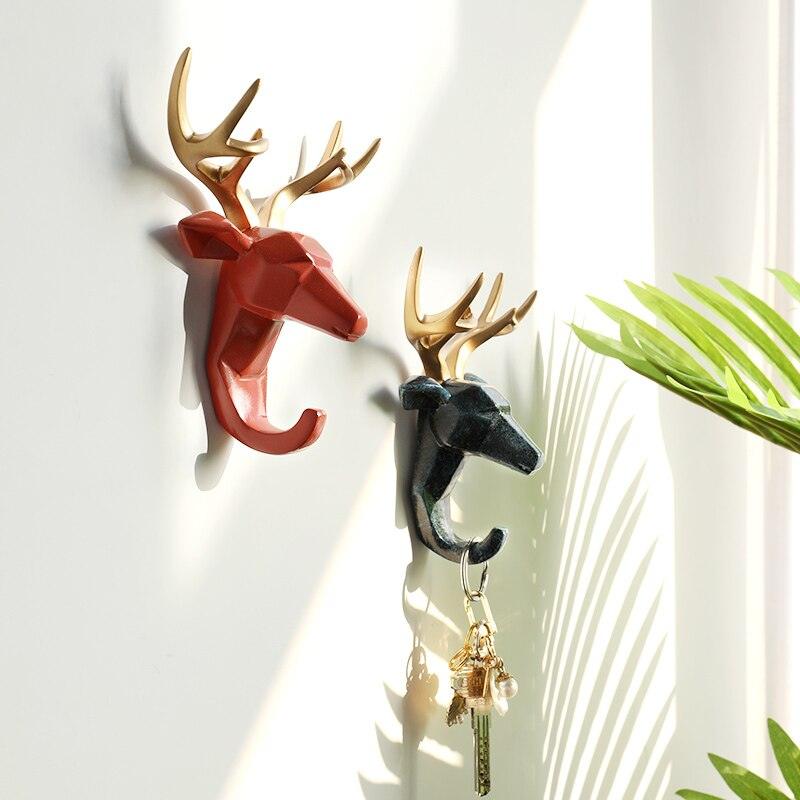 Animal Head Wall Key Holder - cocobear