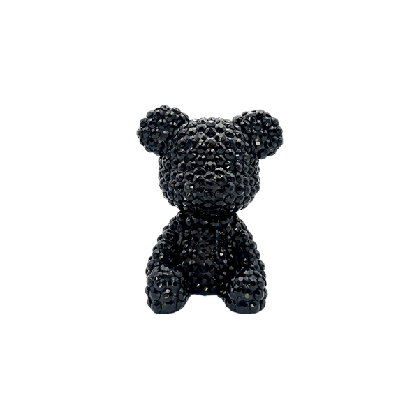 Black Crystal Bear Figure - cocobear