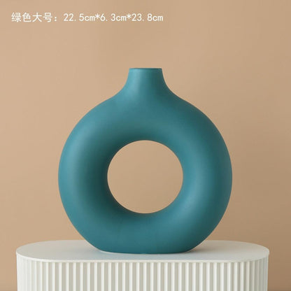 Circular Hollow Flower Vase - cocobear