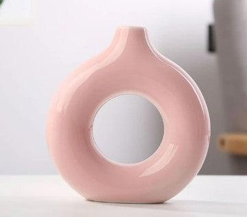 Circular Hollow Flower Vase - cocobear