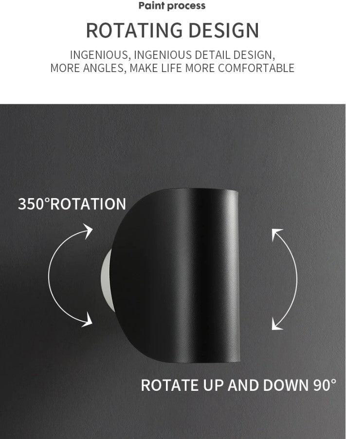 Modern Revolving Wall Lamp - cocobear