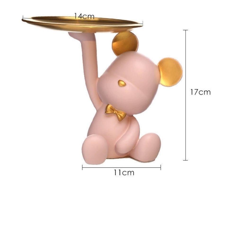 Nordic Bear Tray Figurine - cocobear