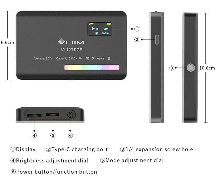 Portable RGB Panel for Creative Lighting - cocobear