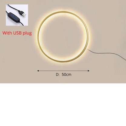 Simple Circle Decoration Lamps - cocobear