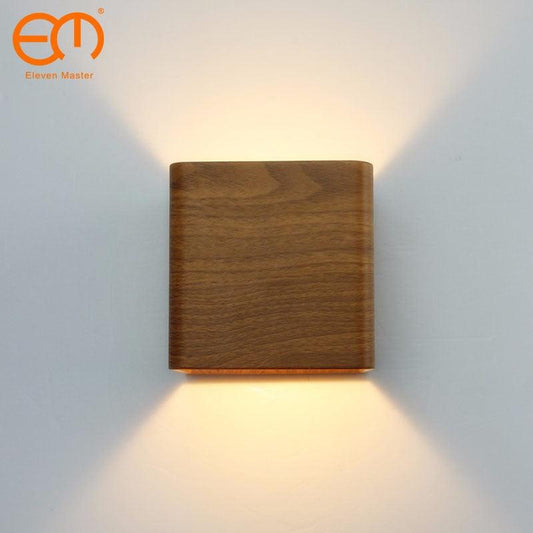 Wood Grain Modern Wall Lamp - cocobear